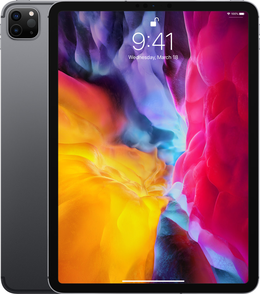 Apple iPad Pro 11 (2nd Gen.) Space Gray 256GB Unlocked - Cracked